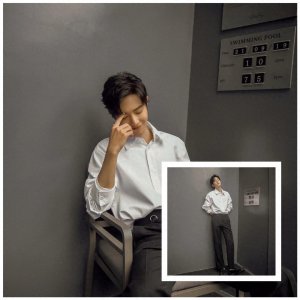 一组肖战的高清无水印壁纸,黑白灰的色调也太高级了吧