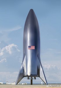 外形科幻!SpaceX最新飞船概念图曝光:马斯克华丽的星际飞行梦
