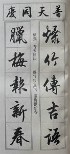 潇洒行书5字春联8副,要的就是这么行云流水!