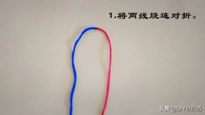 「手工绳编」双环结的简单编法