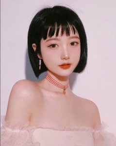 超可爱的妹妹头,可盐可甜可高冷,非常好打理