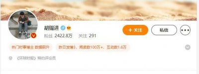 胡锡进表示卸任环球时报总编辑