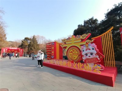 大年初二,八大处庙会真热闹