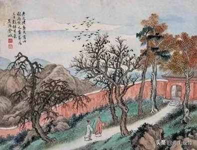 山水画46幅是初学者临摹的好素材