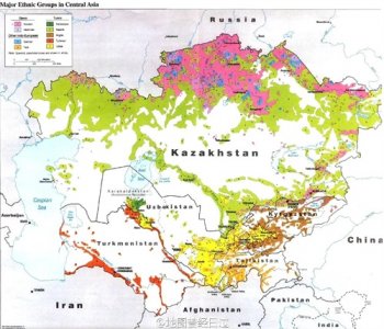 中亚种族地图