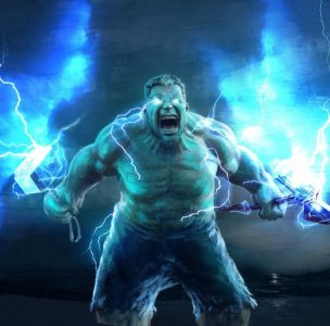 浩克的6个另类形态,雷神版超帅,最后一个灭霸见了也要举白旗
